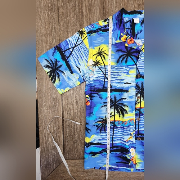 🌊 Palmwave Hawaii Short-Sleeve  Button-up T-Shirt Men's Size Large 🌊 - Picture 3 of 7